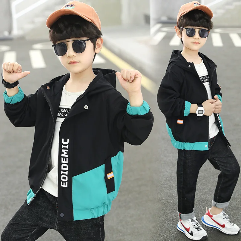 With Pocket Spring Autumn Boy Coat Overcoat Top Kids Costume Teenage Gift Children Clothes High Quality Plus Size
With Pocket Spring Autumn Boy Coat Overcoat Top Kids Costume Teenage Gift Children Clothes High Quality Plus Size