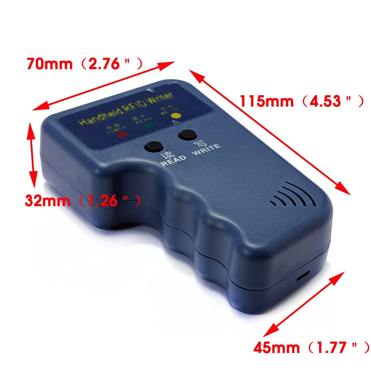 New 125KHz EM4100 RFID Handheld ID Card Copier Writer Duplicator Programmer Reader+6pcs Rewritable ID Keyfobs Tags Cards+6Keys
New 125KHz EM4100 RFID Handheld ID Card Copier Writer Duplicator Programmer Reader+6pcs Rewritable ID Keyfobs Tags Cards+6Keys
