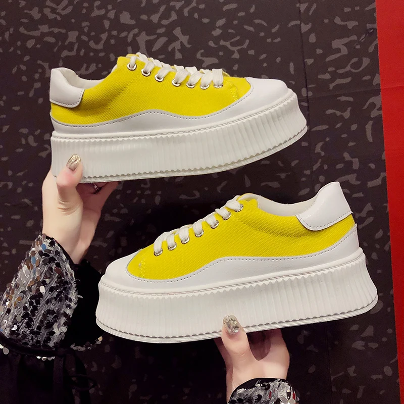2019 New Wedges Canvas Shoes Woman Platform Vulcanized Shoes Height Increasing Casual Shoes female low-top Sneakers NA-65
2019 New Wedges Canvas Shoes Woman Platform Vulcanized Shoes Height Increasing Casual Shoes female low-top Sneakers NA-65