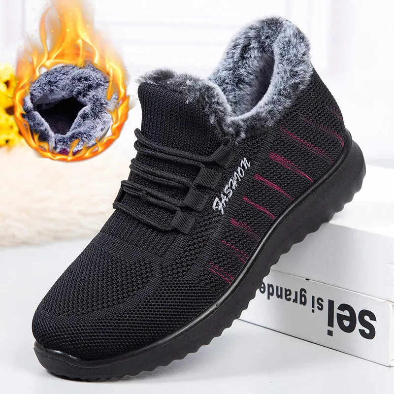 Winter Shoes Women Sneakers Mesh Warm Plus Ladies Flats Non-slip Mother Casual Classic Female Vulcanized Shoes Fashion Footwear
Winter Shoes Women Sneakers Mesh Warm Plus Ladies Flats Non-slip Mother Casual Classic Female Vulcanized Shoes Fashion Footwear