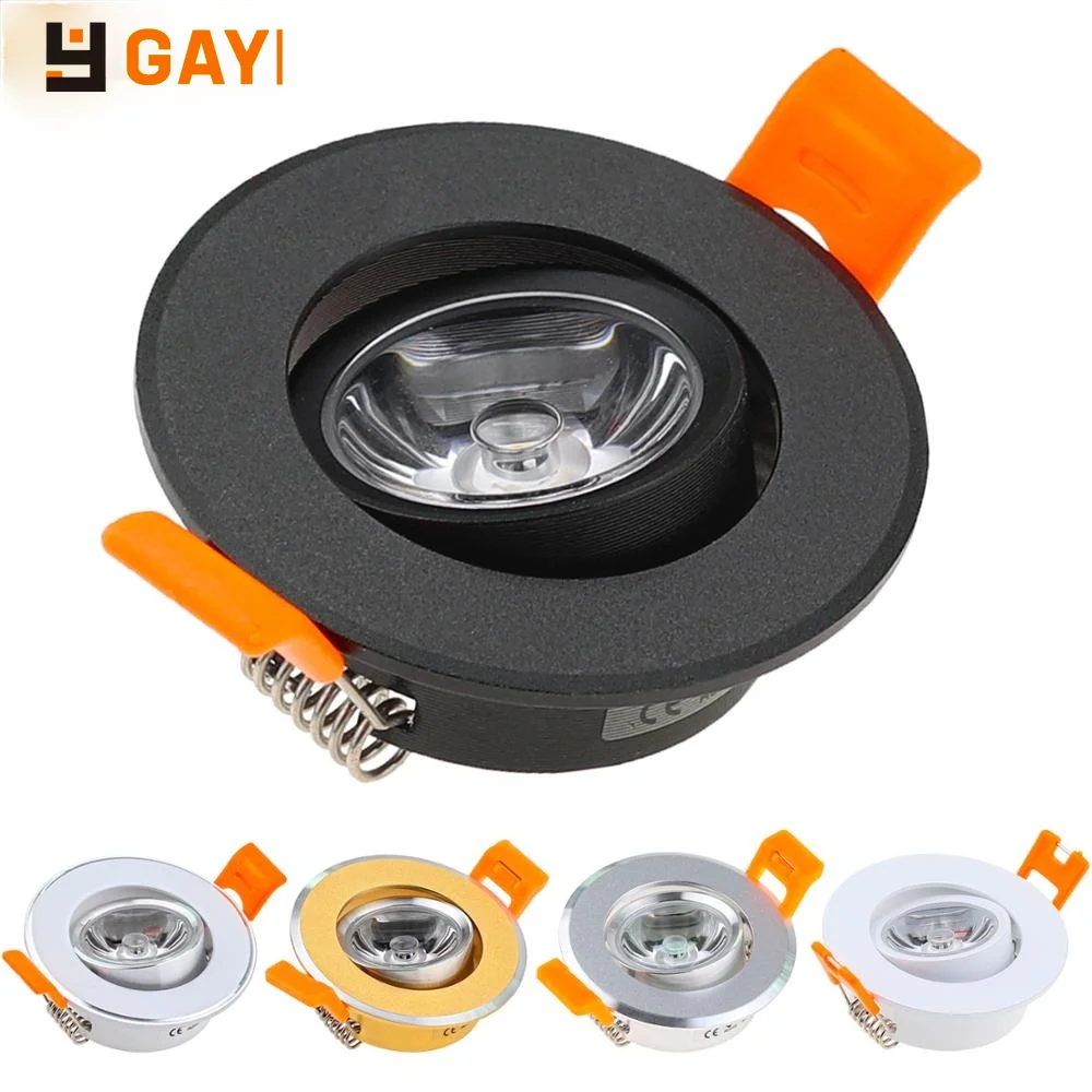 High Quality Round LED Dimmable Ceiling Downlight 3W AC90-260V DC12V Recessed LED Spot Light Led Bulb Cutout 50mm with Driver
High Quality Round LED Dimmable Ceiling Downlight 3W AC90-260V DC12V Recessed LED Spot Light Led Bulb Cutout 50mm with Driver