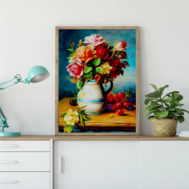5D DIY diamond painting flower full round diamond embroidery cross stitch diamond rhinestone home decoration
5D DIY diamond painting flower full round diamond embroidery cross stitch diamond rhinestone home decoration