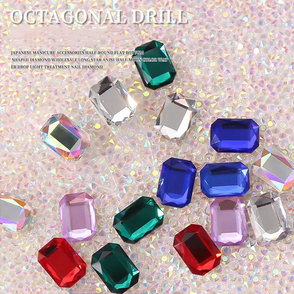 Net Red Special-shaped Diamond White Symphony Octagonal Flat Diamond Nail Accessories Luxury Glitter Nail Accessories
Net Red Special-shaped Diamond White Symphony Octagonal Flat Diamond Nail Accessories Luxury Glitter Nail Accessories