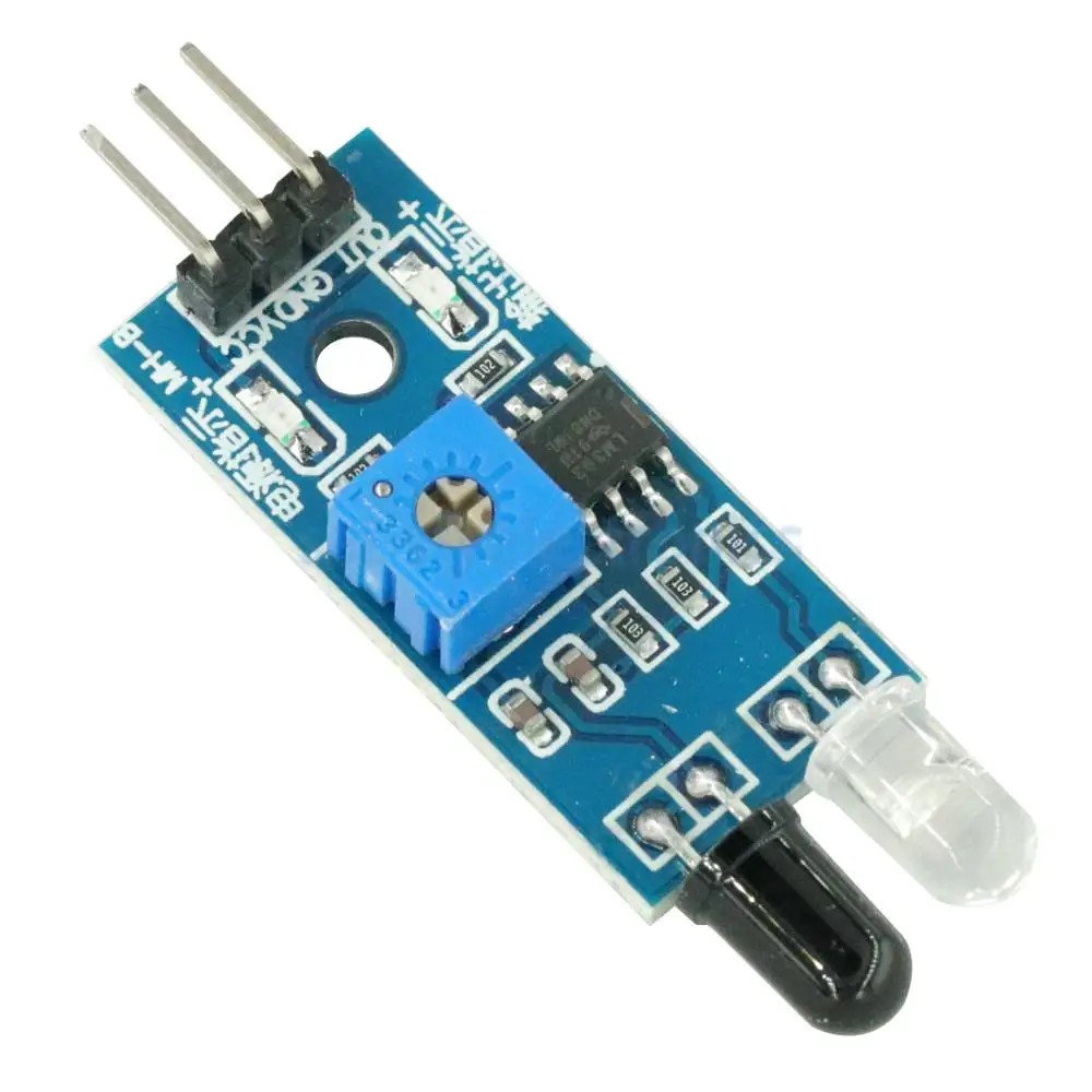 

IR Infrared Obstacle Avoidance Sensor Module for Arduino Smart Car Robot 3-wire Reflective Photoelectric New