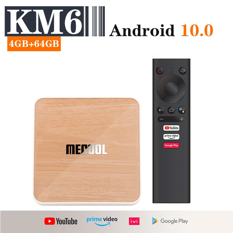 Mecool KM6 TV BOX OS Android 10 Amlogic S905X4 CPU 4GB 64GB Smart TV BOX ATV Quad Core Set Top Box 4k H.265 Set Top Box
Mecool KM6 TV BOX OS Android 10 Amlogic S905X4 CPU 4GB 64GB Smart TV BOX ATV Quad Core Set Top Box 4k H.265 Set Top Box