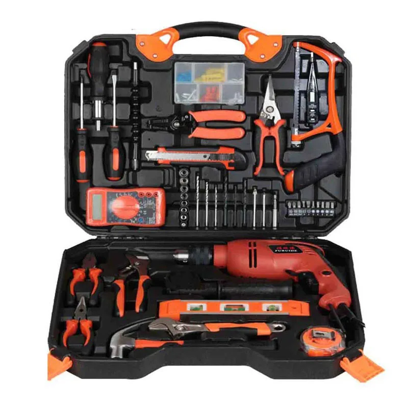Woodworking Electric Hardware Tool Set Drill Household Toolbox ian Maintenance Combination Impact
Woodworking Electric Hardware Tool Set Drill Household Toolbox ian Maintenance Combination Impact