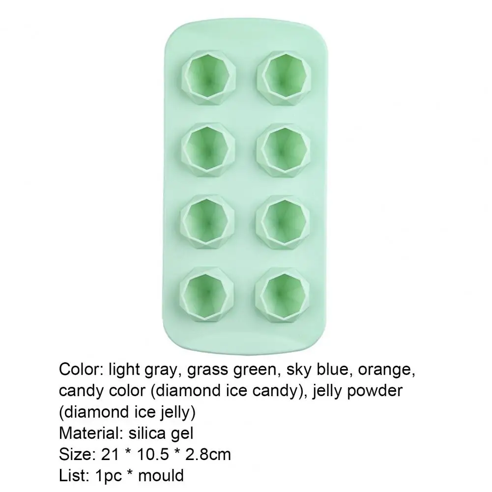 Creative silicone ice cube can be reused with 8 diamond shaped ice cube chocolate baking molds for home DIY ice cubes
Creative silicone ice cube can be reused with 8 diamond shaped ice cube chocolate baking molds for home DIY ice cubes