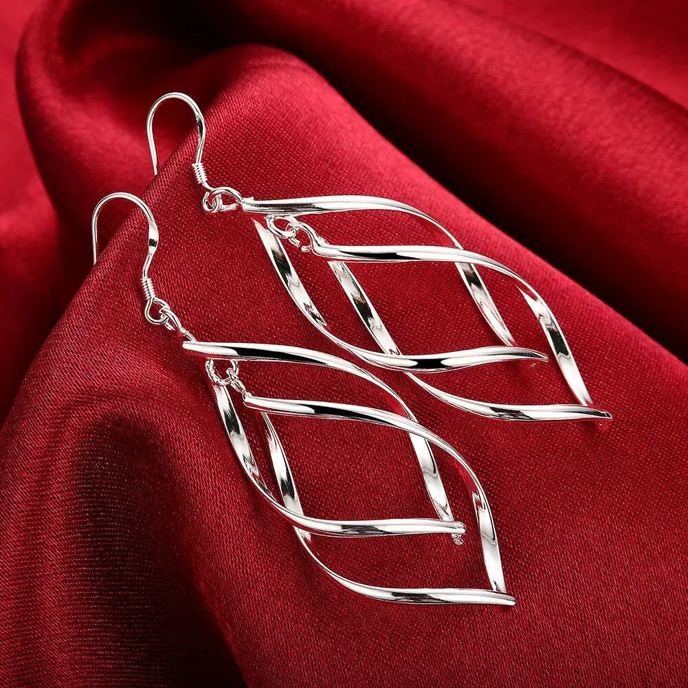 New Style 925 Silver Earrings, Double Heart Earrings, Heart Earrings, Women'S Earrings, Glamour Jewelry, Wedding Gifts
New Style 925 Silver Earrings, Double Heart Earrings, Heart Earrings, Women'S Earrings, Glamour Jewelry, Wedding Gifts