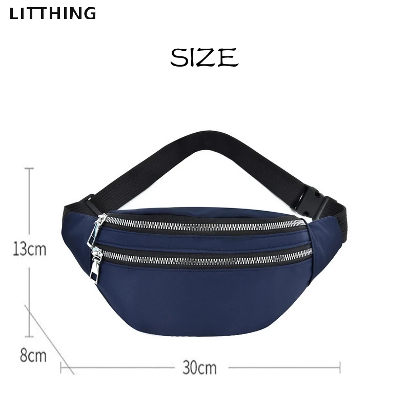 Litthing Waist Bags Women Fanny Pack Oxford Female Hip Bum Bag Men Banana Bag Women Belt Pocket Lady Money Pouch Fashion Purse
Litthing Waist Bags Women Fanny Pack Oxford Female Hip Bum Bag Men Banana Bag Women Belt Pocket Lady Money Pouch Fashion Purse
