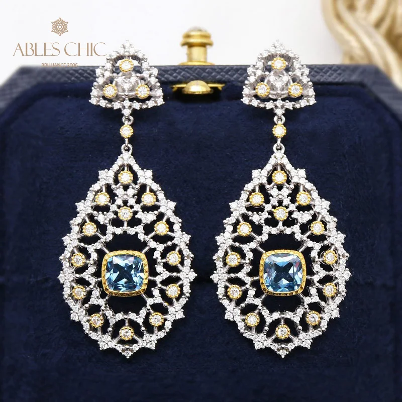 6prs 925 Sterling Silver Solitaire Sapphire CZ Oval Drop Earrings Renaissance Flower Babysbreath Vintage Earring C11E4S25180
6prs 925 Sterling Silver Solitaire Sapphire CZ Oval Drop Earrings Renaissance Flower Babysbreath Vintage Earring C11E4S25180