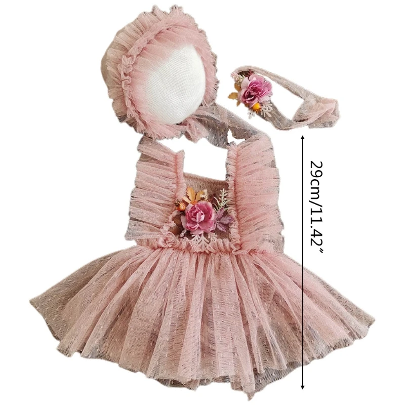 3Pcs/Set Baby Hat+Dress+Headwear Newborn Photography Photo Props Costume Outfits
3Pcs/Set Baby Hat+Dress+Headwear Newborn Photography Photo Props Costume Outfits