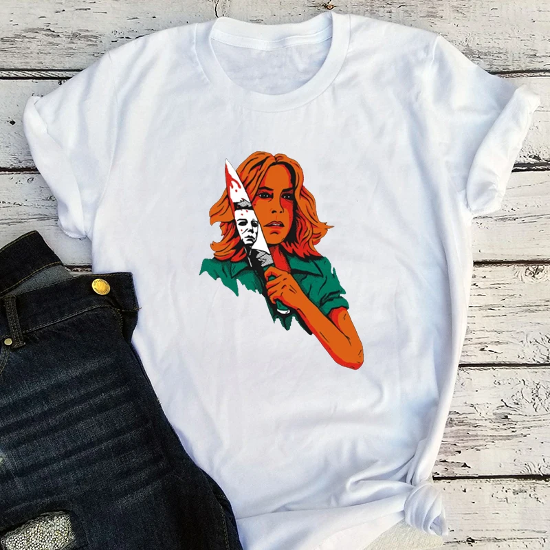 Halloween Horror Movie Shirts Women Oversized Tops Horror Movie Women Fashion Tops Aesthetic 2021 Summer Woman Tshirts M
Halloween Horror Movie Shirts Women Oversized Tops Horror Movie Women Fashion Tops Aesthetic 2021 Summer Woman Tshirts M