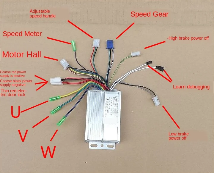 DC24-36V E-Bike Controller Brushless Motor Driver Electric Bicycle Bicycle Scooter Controller
DC24-36V E-Bike Controller Brushless Motor Driver Electric Bicycle Bicycle Scooter Controller