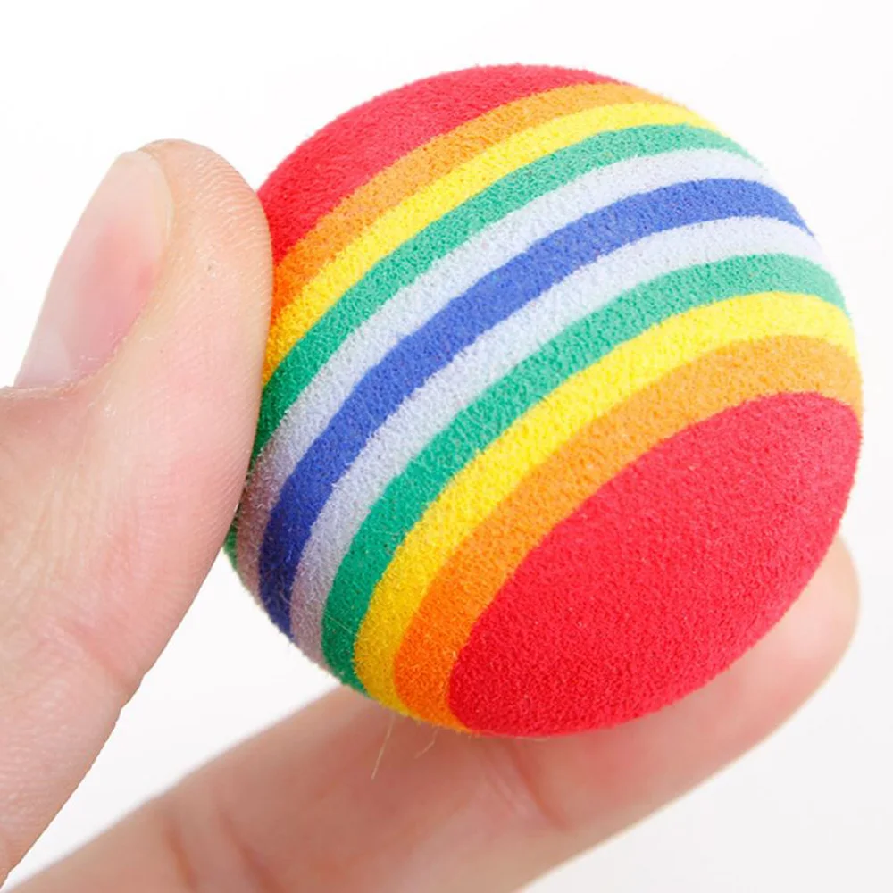 10Pcs Colorful Cat Toy Ball Interactive Cat Toys Play Chewing Rattle Scratch Natural Foam Ball Training Pet Supplies
10Pcs Colorful Cat Toy Ball Interactive Cat Toys Play Chewing Rattle Scratch Natural Foam Ball Training Pet Supplies