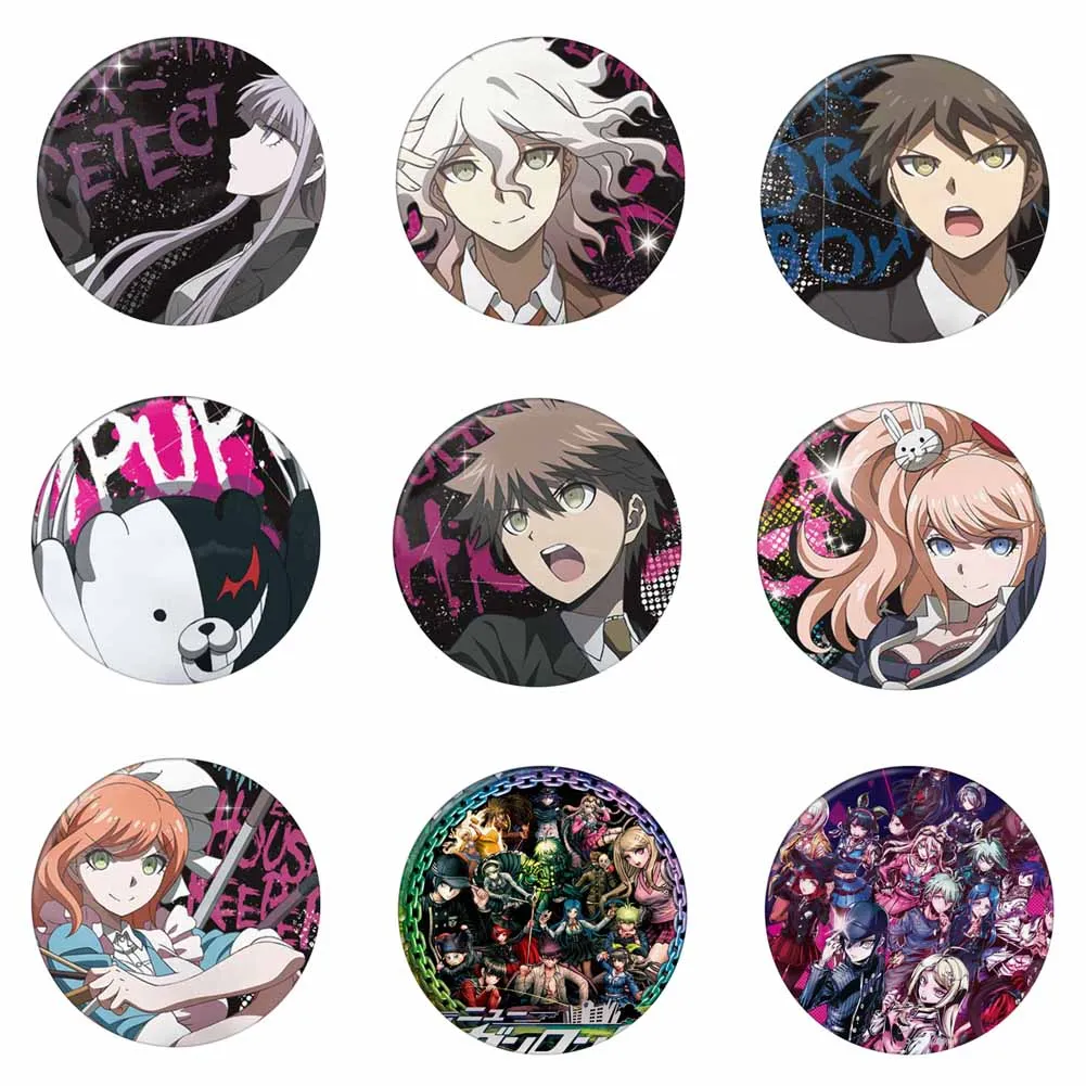Игра!! Брелки аниме Danganronpa значок булавки брошь костюм рюкзак Декор - купить по