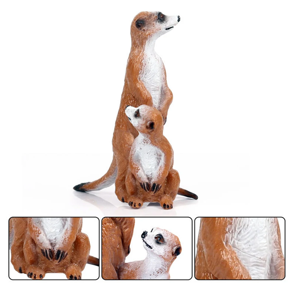 Моделирование стоя Meerkat диких животных фигурку рабочего стола орнамент детская