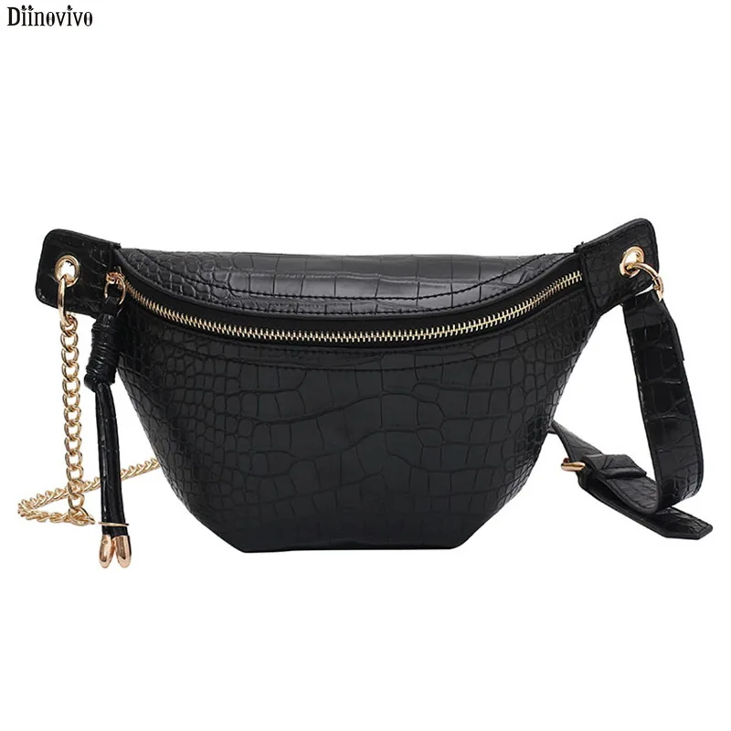 Diinovivo Alligator Pattern Women Chest Bag Fashion Crossbody Bag Hobos Belt Bag Leather Handbag Female Waist Bag Purse Small
Diinovivo Alligator Pattern Women Chest Bag Fashion Crossbody Bag Hobos Belt Bag Leather Handbag Female Waist Bag Purse Small