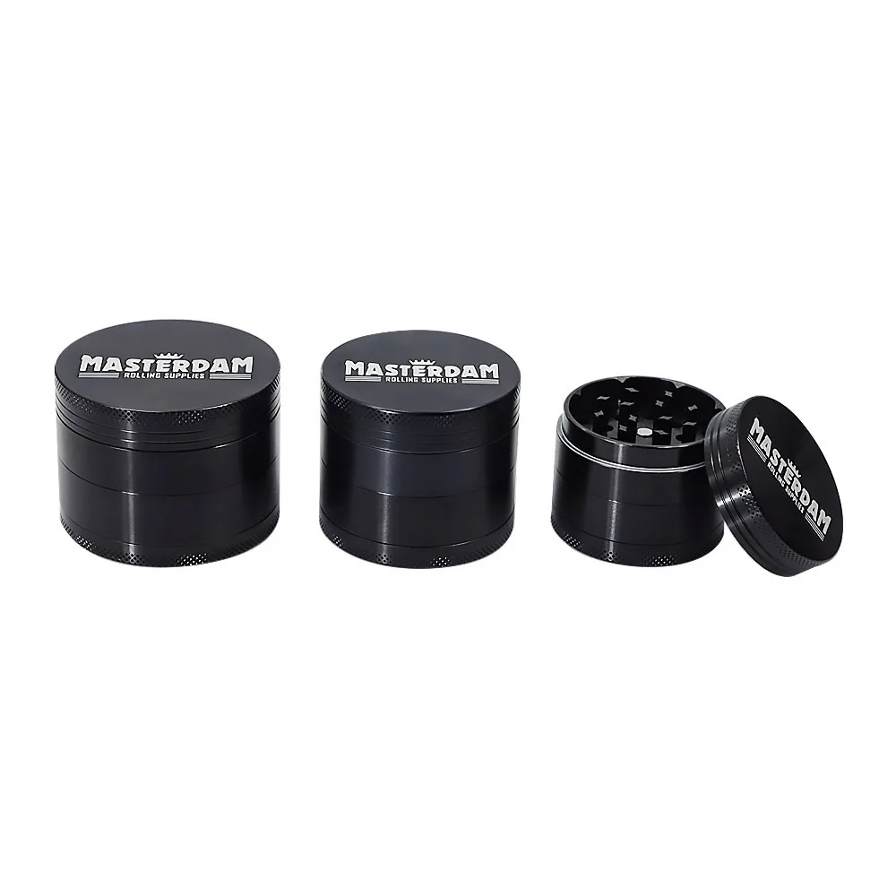 Masterdam Rolling Supplies 2.5-Inch Herb Tobacco Grinder with Pollen Catcher BLACK Aluminum Metal Smoking Grinders Accessories
Masterdam Rolling Supplies 2.5-Inch Herb Tobacco Grinder with Pollen Catcher BLACK Aluminum Metal Smoking Grinders Accessories
