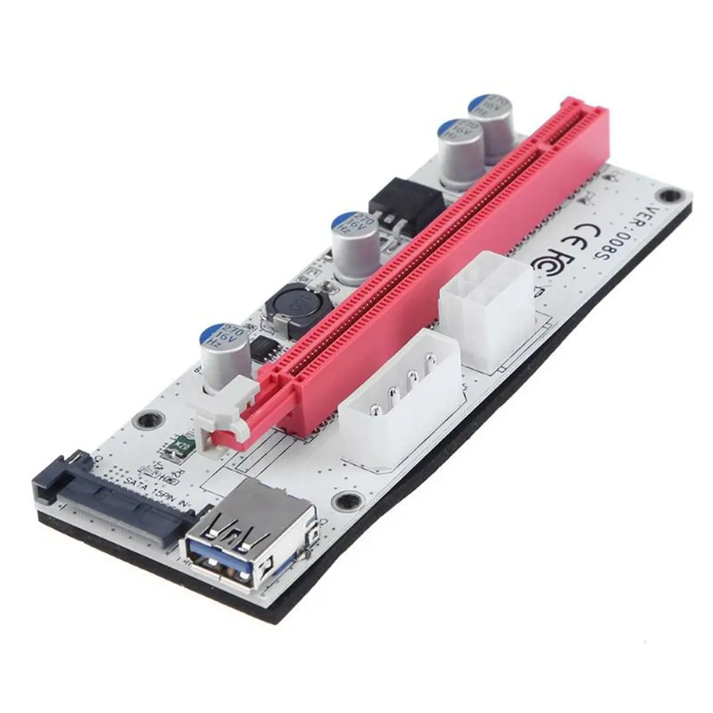 PCIE Graphics Card Extended Line Mining Cable USB3.0 Transfer Cable 008s 60cm 1X To 16X For Win7/8/10
PCIE Graphics Card Extended Line Mining Cable USB3.0 Transfer Cable 008s 60cm 1X To 16X For Win7/8/10