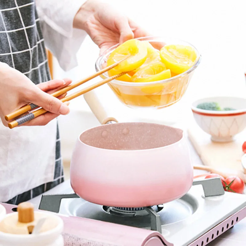 Milk pot non-stick pot thickened single handle milk pot hot milk pot complementary food pot instant noodle pot cute induction
Milk pot non-stick pot thickened single handle milk pot hot milk pot complementary food pot instant noodle pot cute induction