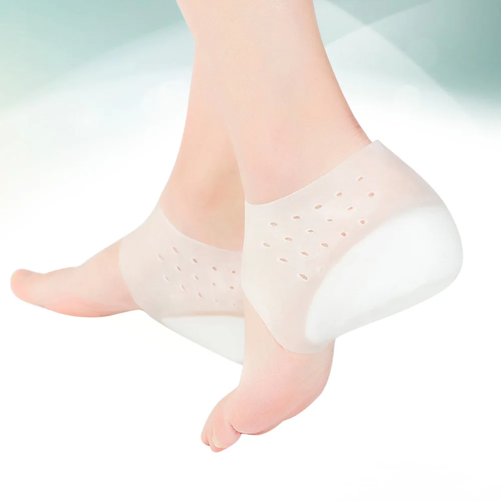 Silicone Heel Pads Cover Heightening Insole Invisible Heighten Insole Inside Heighten Heel Pads (2cm)