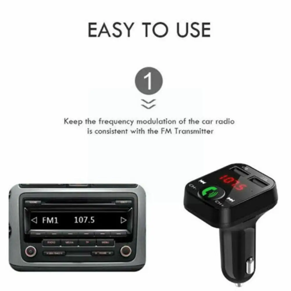 Новый беспроводной автомобильный аудиоадаптер с двумя USB-портами и ЖК-дисплеем, автомобильный аудиоплеер, MP3 B2 Bluetooth FM комплект, передатчик ...
Новый беспроводной автомобильный аудиоадаптер с двумя USB-портами и ЖК-дисплеем, автомобильный аудиоплеер, MP3 B2 Bluetooth FM комплект, передатчик ...