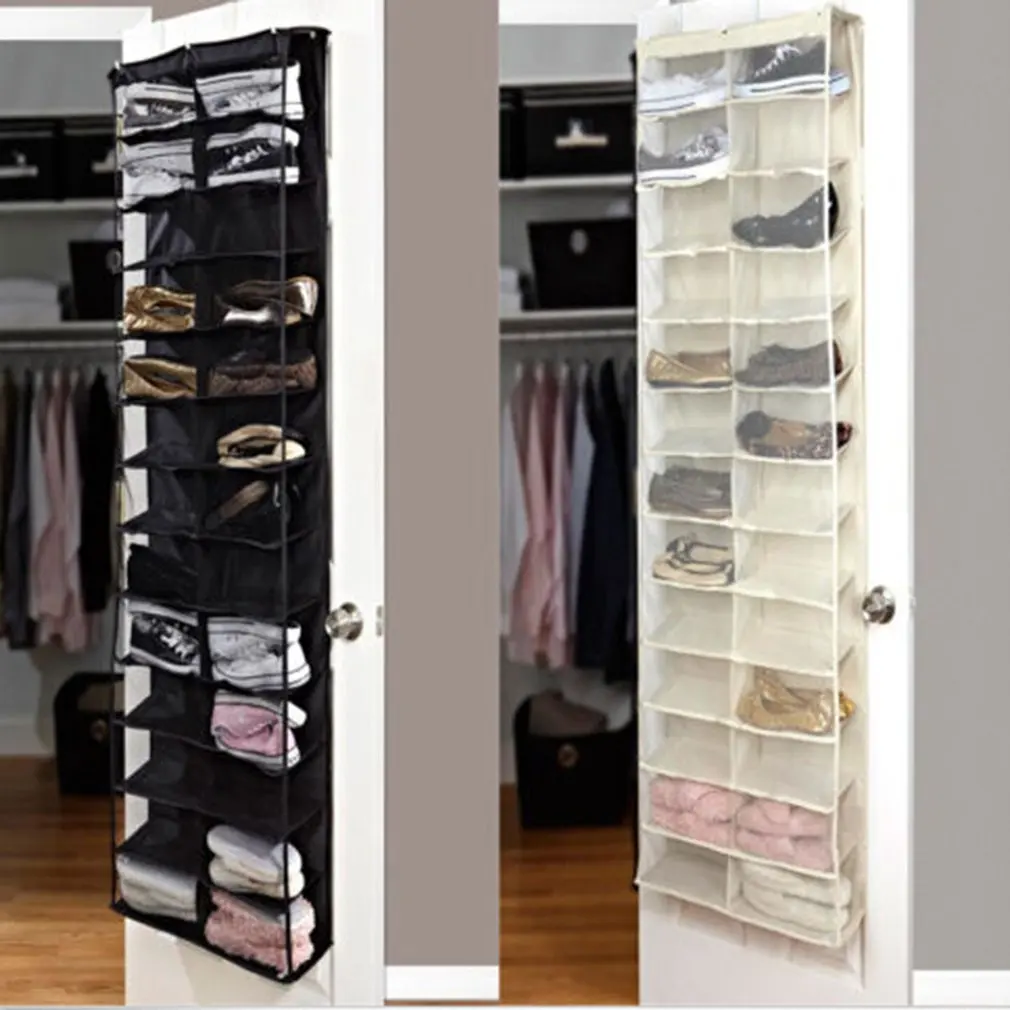 26 Pockets PVC Anti-dust Shoe Rack Folding Waterproof Shoes Storage Organizer Hanging Zapatero
26 Pockets PVC Anti-dust Shoe Rack Folding Waterproof Shoes Storage Organizer Hanging Zapatero