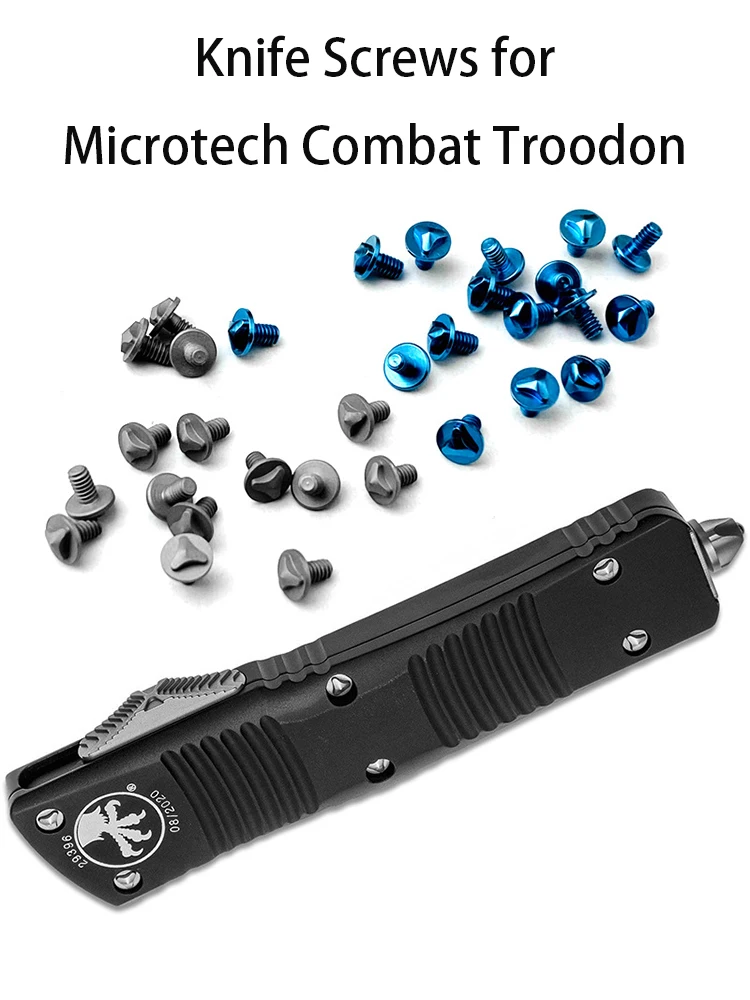 10pcs Stainless Steel Knife Handle Screws for Microtec Combat Troodon Knives CNC Custom Made DIY Making Repair Nail Rivet Parts
10pcs Stainless Steel Knife Handle Screws for Microtec Combat Troodon Knives CNC Custom Made DIY Making Repair Nail Rivet Parts