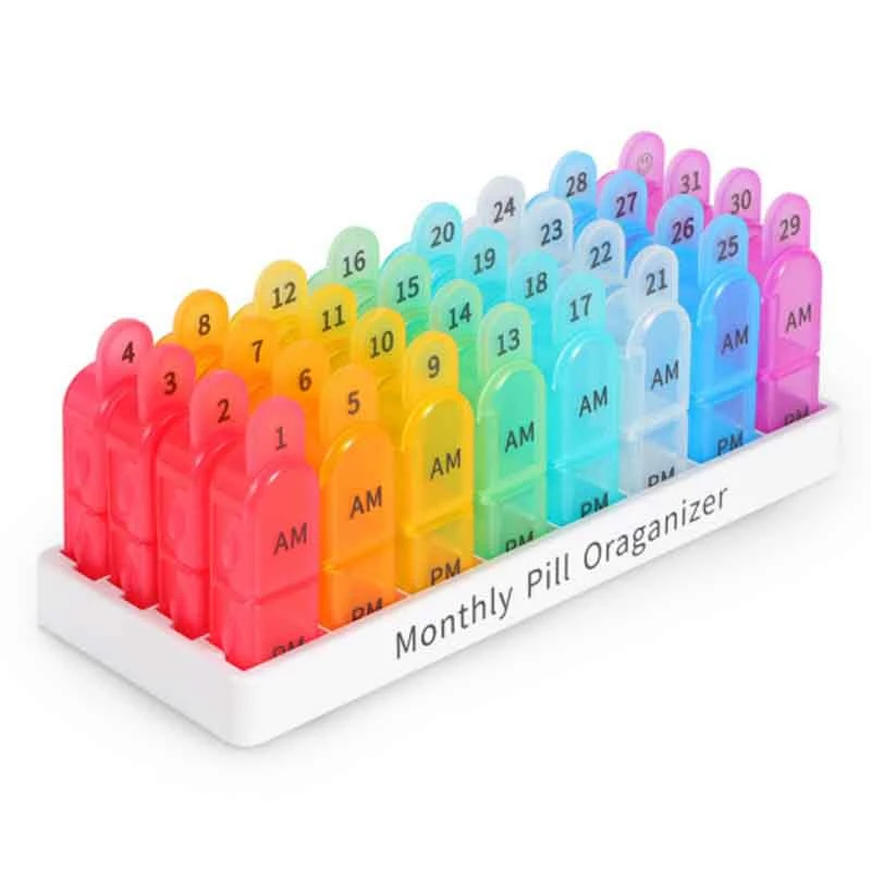 32 Slots Monthly Pill Organizer Box Tablet Holder Medicine Container Organizer Case Travel Daily Pill Storage Box
32 Slots Monthly Pill Organizer Box Tablet Holder Medicine Container Organizer Case Travel Daily Pill Storage Box