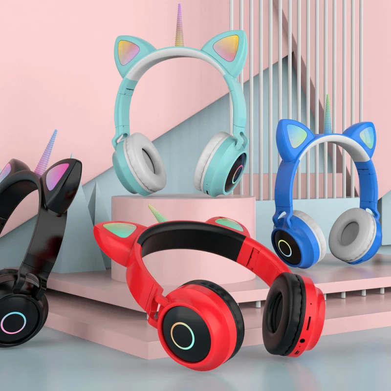Cute Cat Ears Bluetooth-compatible Wireless Headphone With Mic Can Control LED Kid Girl Stereo Music Helmet Phone Headset
Cute Cat Ears Bluetooth-compatible Wireless Headphone With Mic Can Control LED Kid Girl Stereo Music Helmet Phone Headset