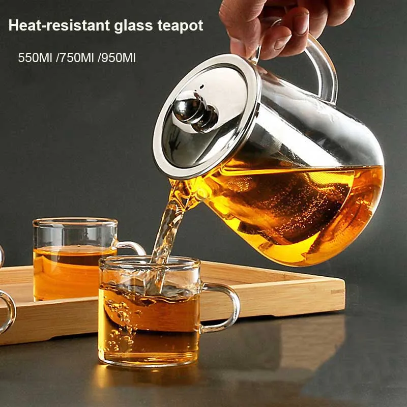 YMEEI Borosilicate Glass Tea Infuser Pot With Infuser Filter Flower Tea Kettle Kung Fu Tea Maker Convenient Office Glass Teapot
YMEEI Borosilicate Glass Tea Infuser Pot With Infuser Filter Flower Tea Kettle Kung Fu Tea Maker Convenient Office Glass Teapot