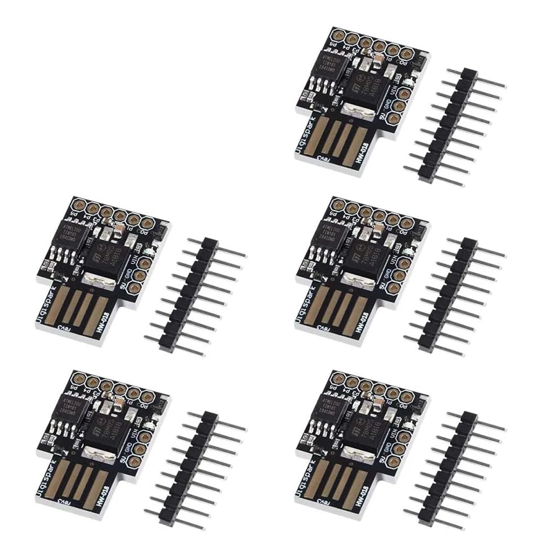 5Pcs Digispark Kickstarter Attiny85 General Micro USB Development Board for Arduino
5Pcs Digispark Kickstarter Attiny85 General Micro USB Development Board for Arduino