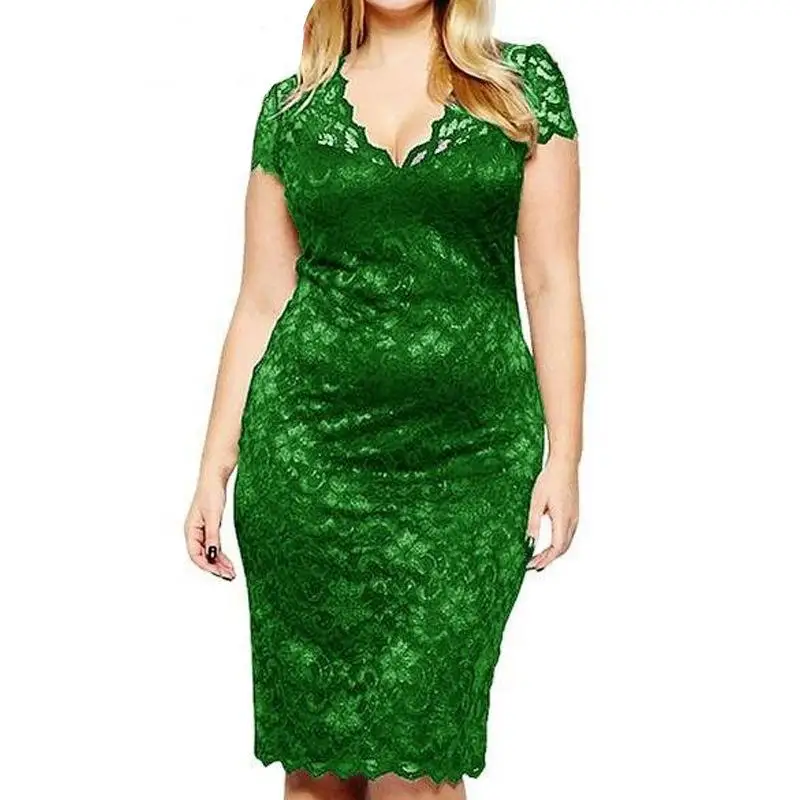 4XL 5XL Plus Size Woman Dress Ladies OL Office Casual V-neck Bodycon Dress Elegant Large Size Female Party Dress Midi Dress
4XL 5XL Plus Size Woman Dress Ladies OL Office Casual V-neck Bodycon Dress Elegant Large Size Female Party Dress Midi Dress