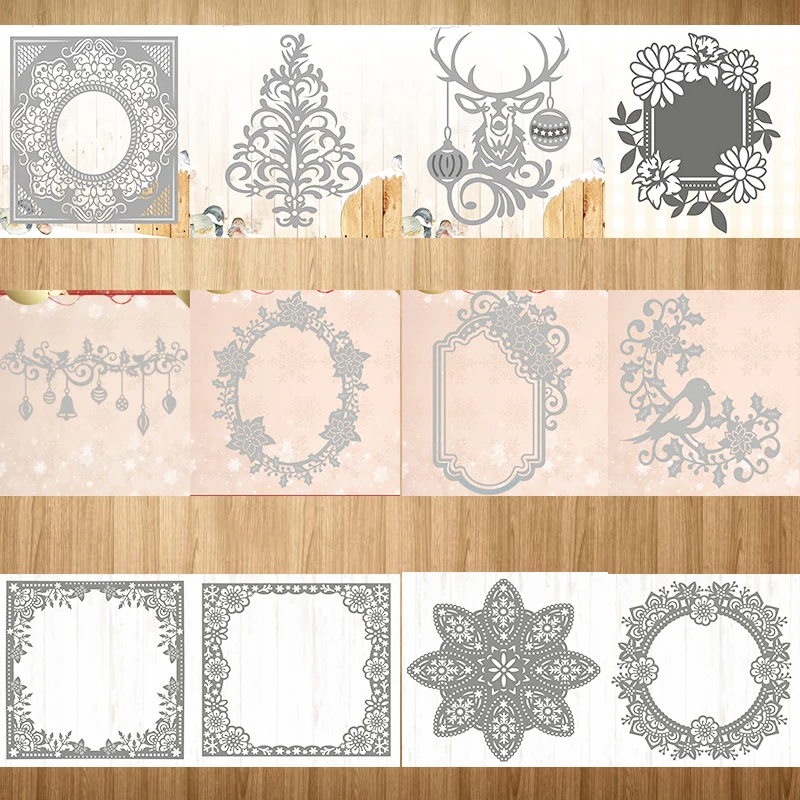 Metal Cutting Dies Pattern Circle Square Tree Craft Stencil Diy for Scrapbooking Handmade Card Make Shape Album Decoration Model
Metal Cutting Dies Pattern Circle Square Tree Craft Stencil Diy for Scrapbooking Handmade Card Make Shape Album Decoration Model