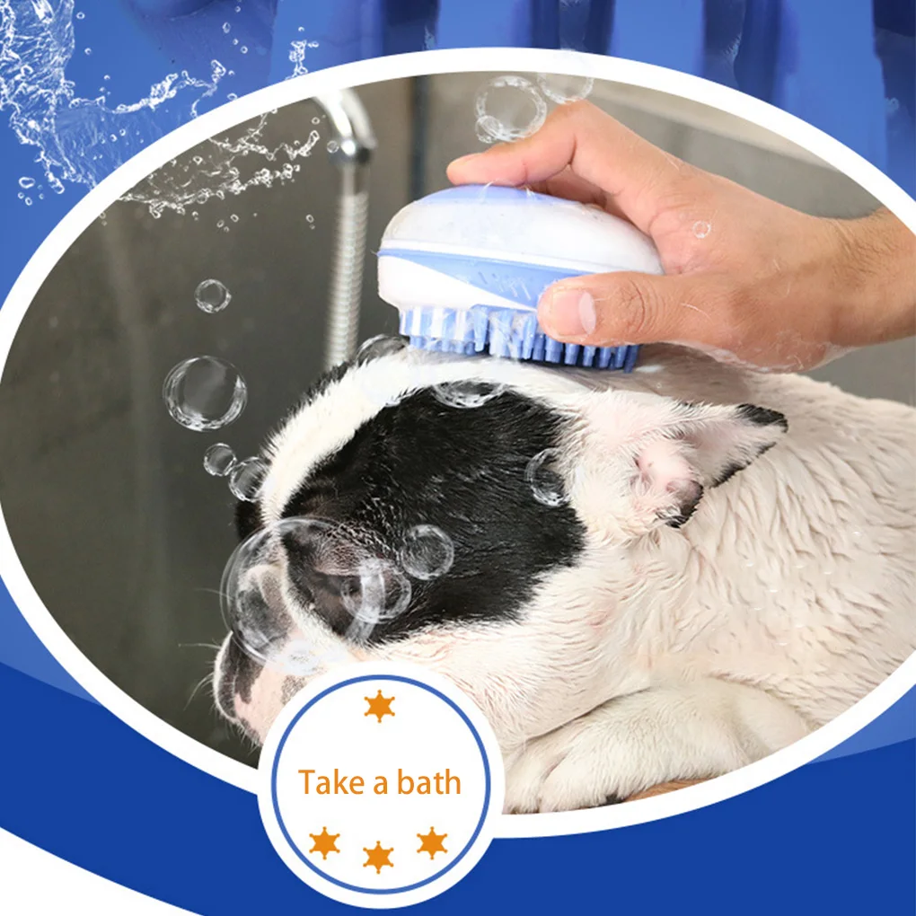 Pet Silicone Bath Brush Portable Shower Gel Dispenser for Animal Grooming Massage Pet Hair Scrubber
Pet Silicone Bath Brush Portable Shower Gel Dispenser for Animal Grooming Massage Pet Hair Scrubber