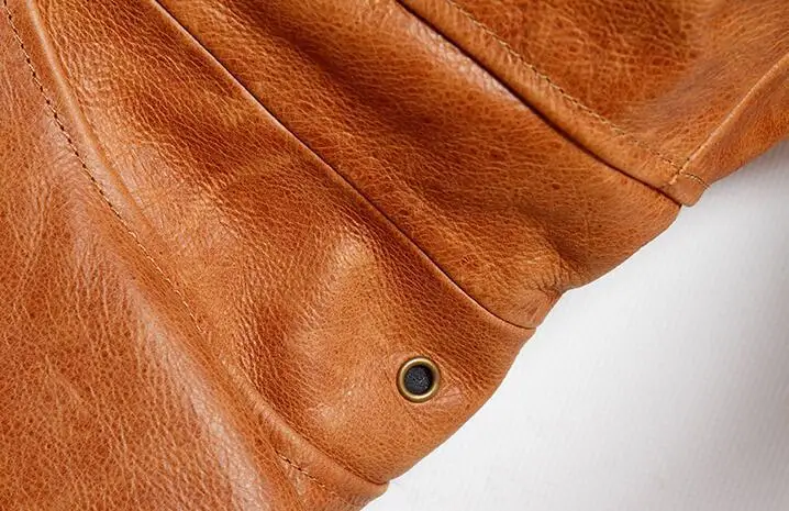Men Vintage Air Force Flight Genuine Cowhide Leather Jacket Fur Collar Winter Russian Pilot Aviator Coat
Men Vintage Air Force Flight Genuine Cowhide Leather Jacket Fur Collar Winter Russian Pilot Aviator Coat