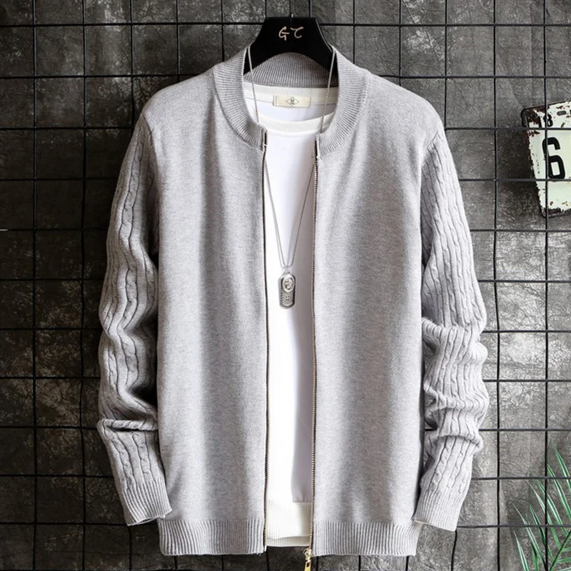 2021 Cardigan Wool Long Mens Color Autumn Sleeved Sweater Solid Sweater New Casual Zipper Sweaters Loose Top Men Clothes
2021 Cardigan Wool Long Mens Color Autumn Sleeved Sweater Solid Sweater New Casual Zipper Sweaters Loose Top Men Clothes