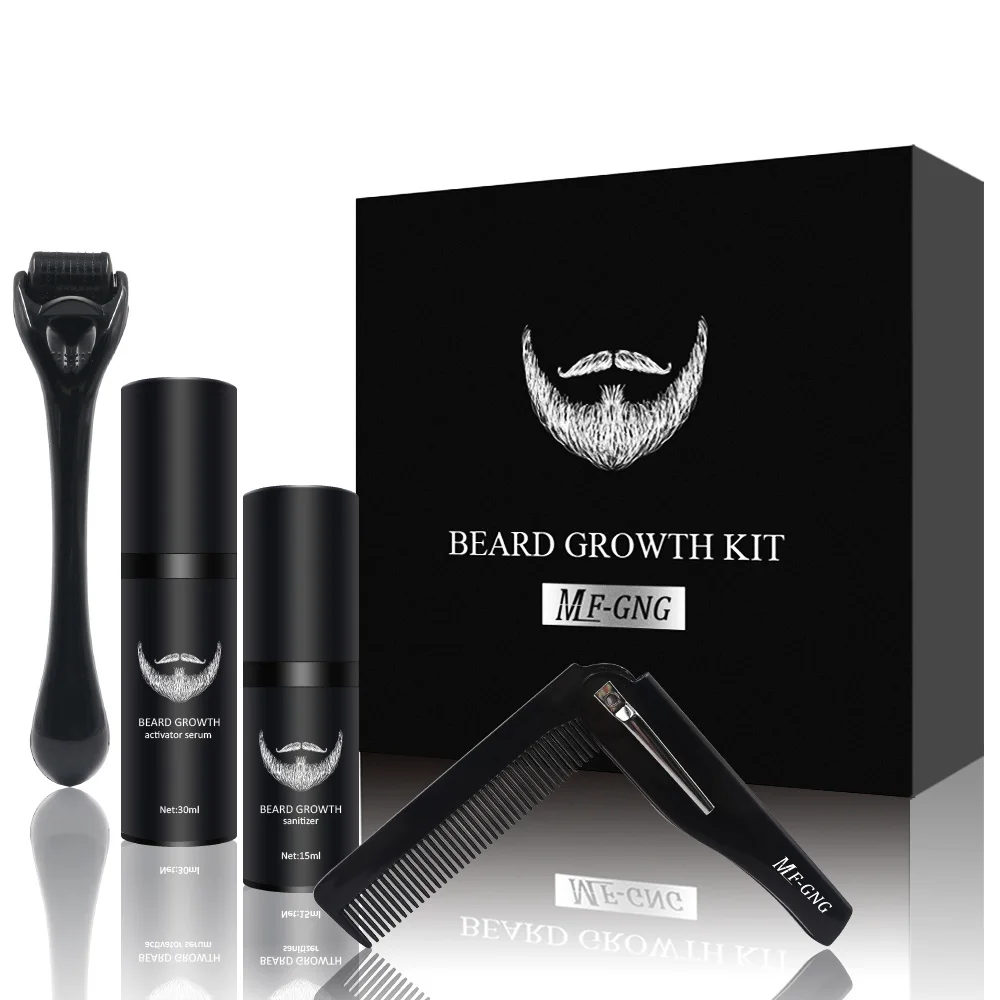 4Pcs/set Barbe Beard Growth Kit Hair Growth Enhancer Set Beard Growth Essentital Oil Serum
4Pcs/set Barbe Beard Growth Kit Hair Growth Enhancer Set Beard Growth Essentital Oil Serum