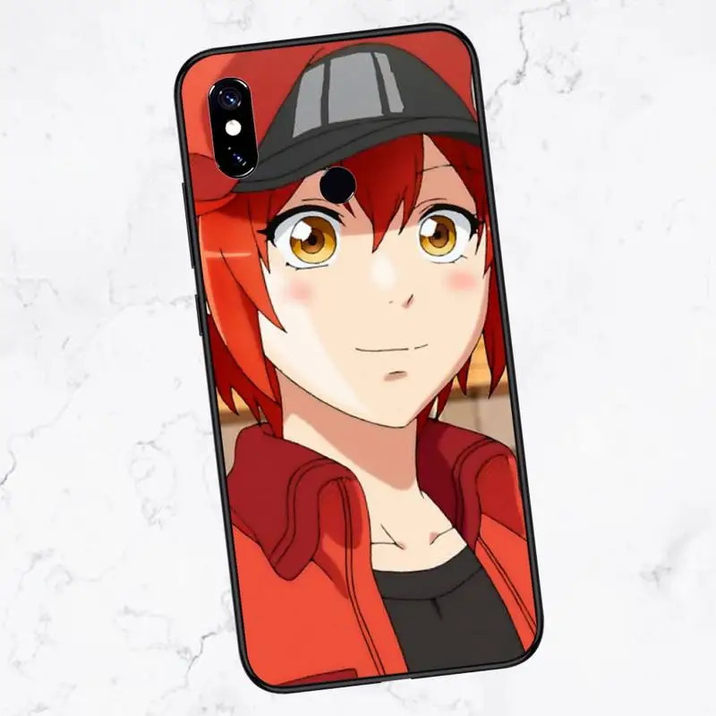 Red Blood Cell anime cartoon Phone Case For Xiaomi Redmi 7 8 9t a3Pro 9se k20 mi8 max3 lite 9 note 9s 10 pro