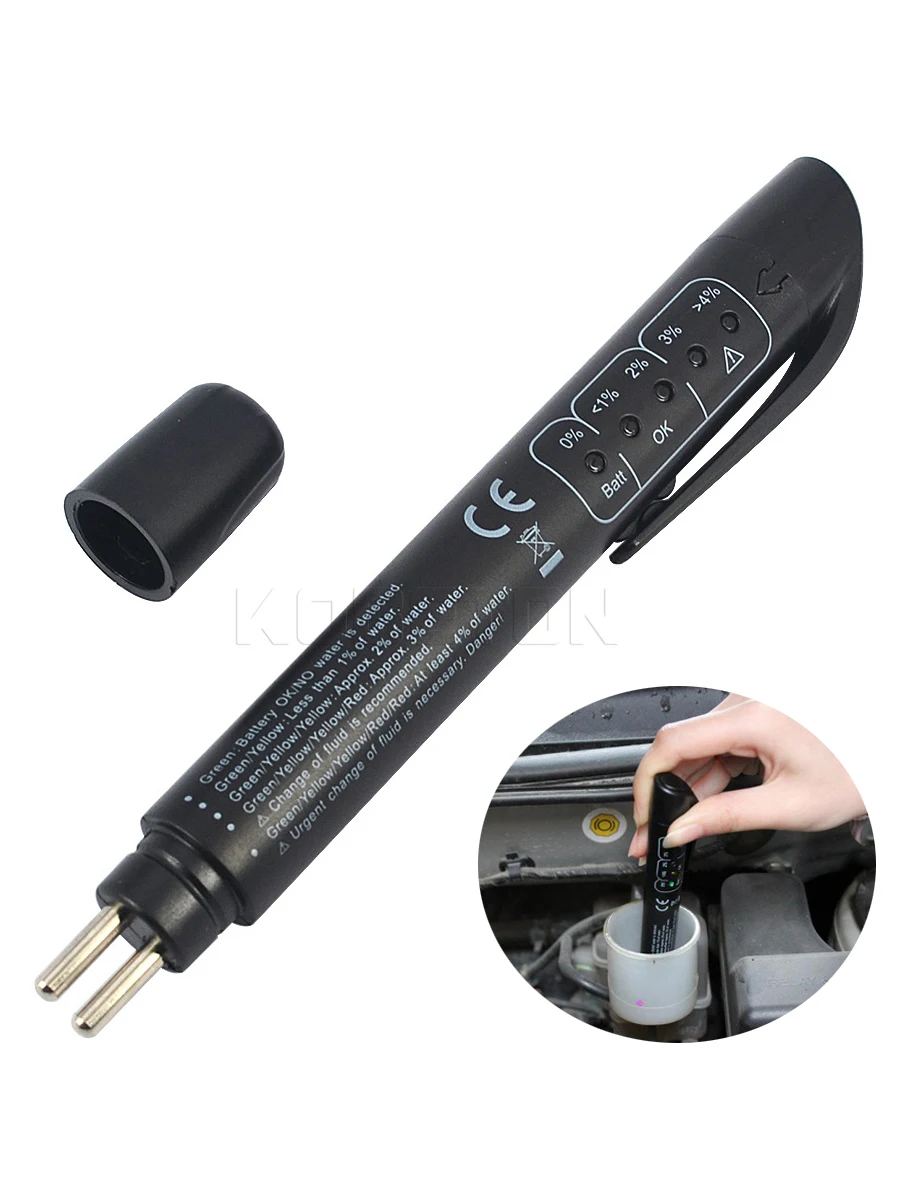 Brake Fluid Tester Pen Car Vehicle Auto Automotive Testing Tool Car Brake Liquid Vehicle Tools Diagnostic Tools Oil Check Pen
Brake Fluid Tester Pen Car Vehicle Auto Automotive Testing Tool Car Brake Liquid Vehicle Tools Diagnostic Tools Oil Check Pen