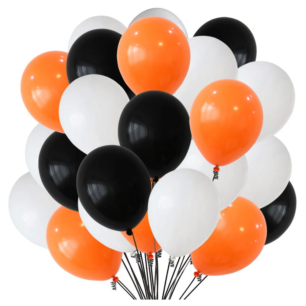 50Pcs Orange Black White Balloons Set For Halloween Decorations Balloon Globos Baby Shower Decor Birthday Party Wedding Decor
50Pcs Orange Black White Balloons Set For Halloween Decorations Balloon Globos Baby Shower Decor Birthday Party Wedding Decor