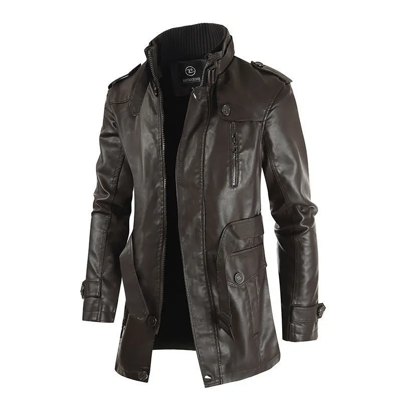 Men's Leather Jacket Velvet Padded Long Collar Plus Size Loose PU Leather Jacket Plus Size Young and Middle-aged Warm Jacket.
Men's Leather Jacket Velvet Padded Long Collar Plus Size Loose PU Leather Jacket Plus Size Young and Middle-aged Warm Jacket.