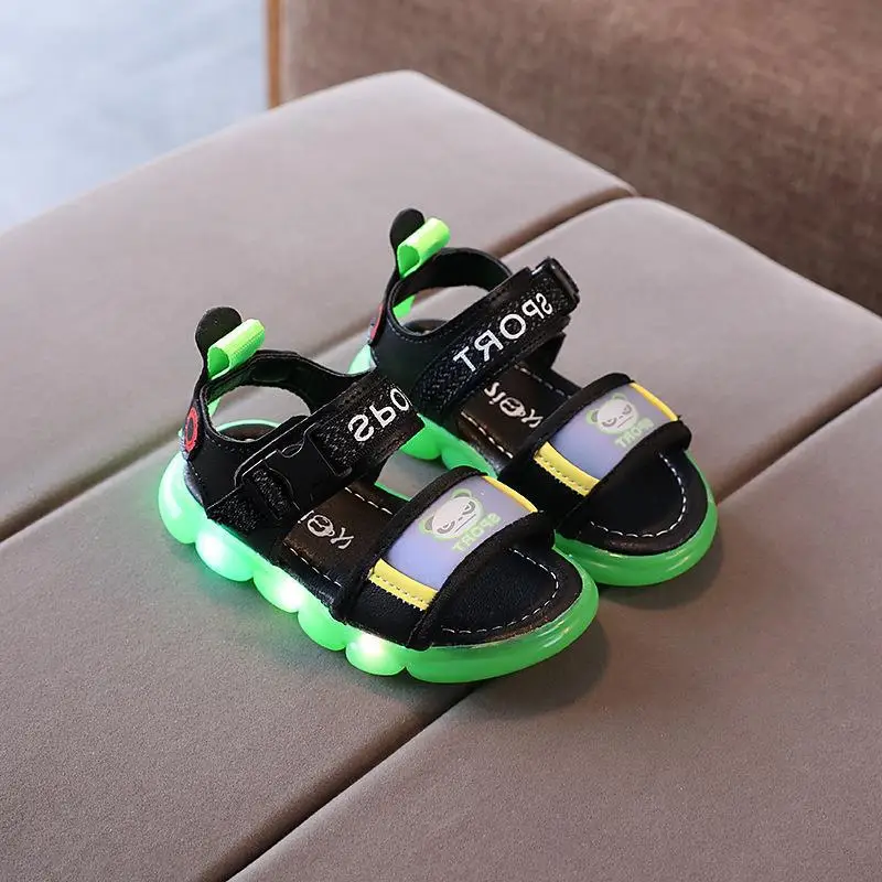 Children Open-toe Glowing Sandals Baby Boys Girls Luminous Breathable Non-slip Shoes Sandale Enfant Fille Led Light Up Sandalen
Children Open-toe Glowing Sandals Baby Boys Girls Luminous Breathable Non-slip Shoes Sandale Enfant Fille Led Light Up Sandalen
