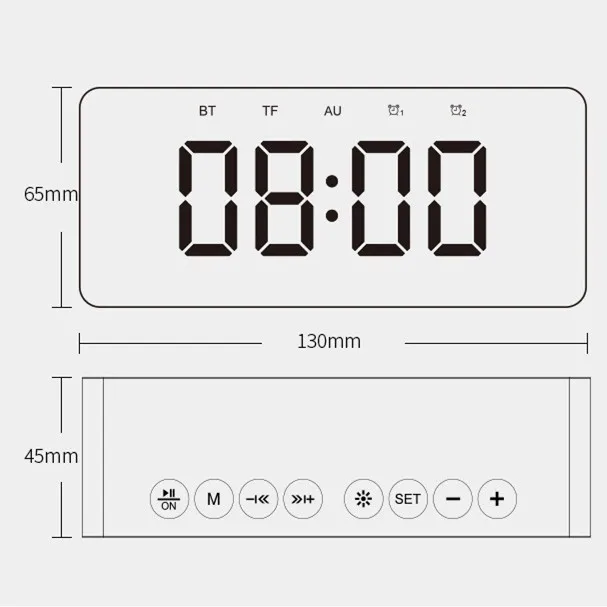 BT506 Portable Bluetooth Speaker Mini Bass HD Mirror Remote Control Speaker Digital Music Sound Hands-free FM Speaker
BT506 Portable Bluetooth Speaker Mini Bass HD Mirror Remote Control Speaker Digital Music Sound Hands-free FM Speaker