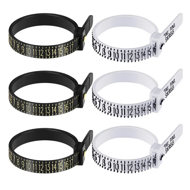 Reusable Standard US/UK Ring Sizer White - Sizes 1 Thru 17 With Half Sizes Ring Gauge Reusable Ewelry Jewelry Accessory Measurer
Reusable Standard US/UK Ring Sizer White - Sizes 1 Thru 17 With Half Sizes Ring Gauge Reusable Ewelry Jewelry Accessory Measurer