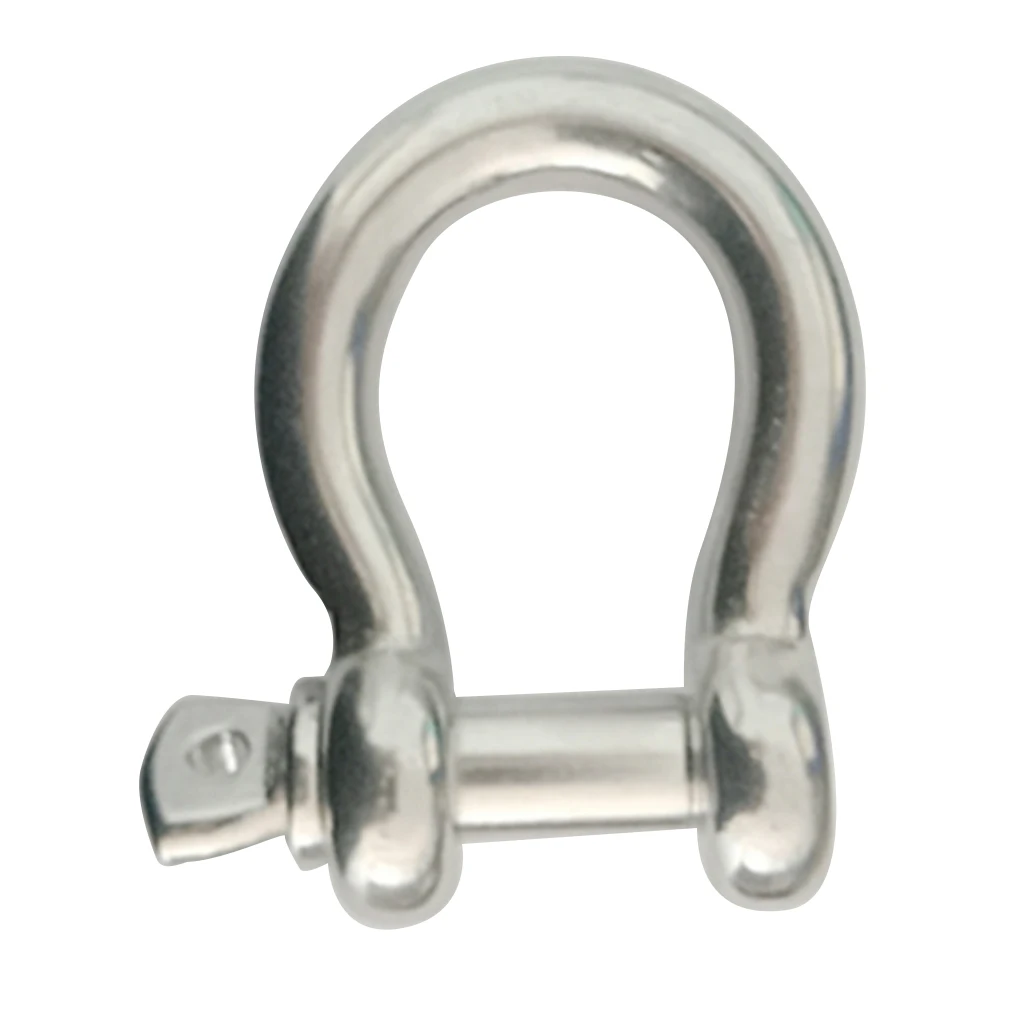 11mm Marine Hardware Bow Shackle Clevis Screw Pin Anchor 304 Stainless Steel 
11mm Marine Hardware Bow Shackle Clevis Screw Pin Anchor 304 Stainless Steel