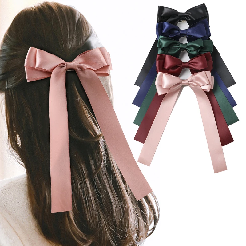 ncmama Fashion Stacked Satin Ribbon French Barrettes Hair Clips for Women Summer Bow Hairpin Hair Accessories Ladies Hair Clips
ncmama Fashion Stacked Satin Ribbon French Barrettes Hair Clips for Women Summer Bow Hairpin Hair Accessories Ladies Hair Clips