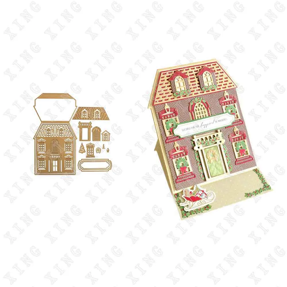 New Arrival Holiday Open House Metal Cutting Dies Diy Crafts Templates Scrapbooking Diary Paper Album Decoration Embossing Molds
New Arrival Holiday Open House Metal Cutting Dies Diy Crafts Templates Scrapbooking Diary Paper Album Decoration Embossing Molds