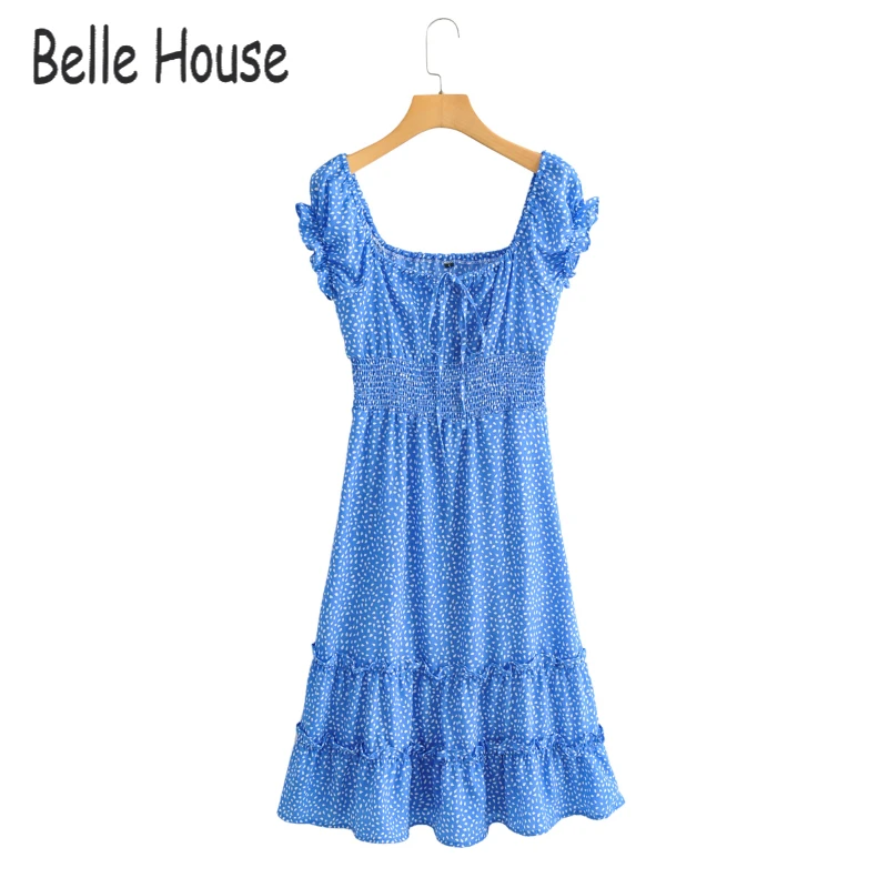 Summer New Retro Boho Women A-Line Square Neck Print Floral Mid Calf Sweet Dresses Puff Short Sleeve Korean Vestidos NZ0009 
Summer New Retro Boho Women A-Line Square Neck Print Floral Mid Calf Sweet Dresses Puff Short Sleeve Korean Vestidos NZ0009