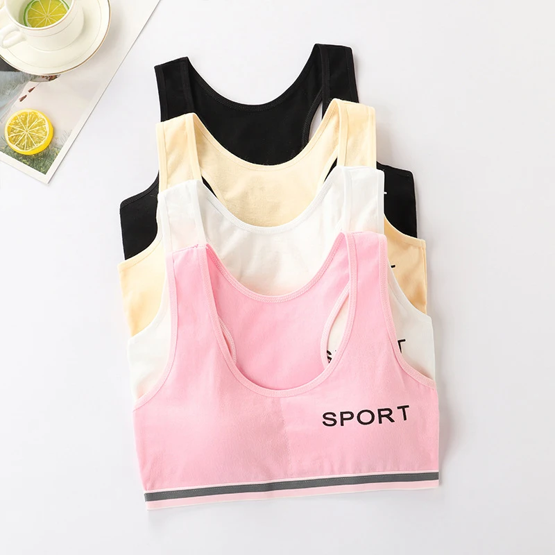 Comfy Girls Sports Bra Kids Cotton Small Vest 12-16Years Teenage Underwear Young Girl Training Bra Sports Student Thin Cup Bra
Comfy Girls Sports Bra Kids Cotton Small Vest 12-16Years Teenage Underwear Young Girl Training Bra Sports Student Thin Cup Bra